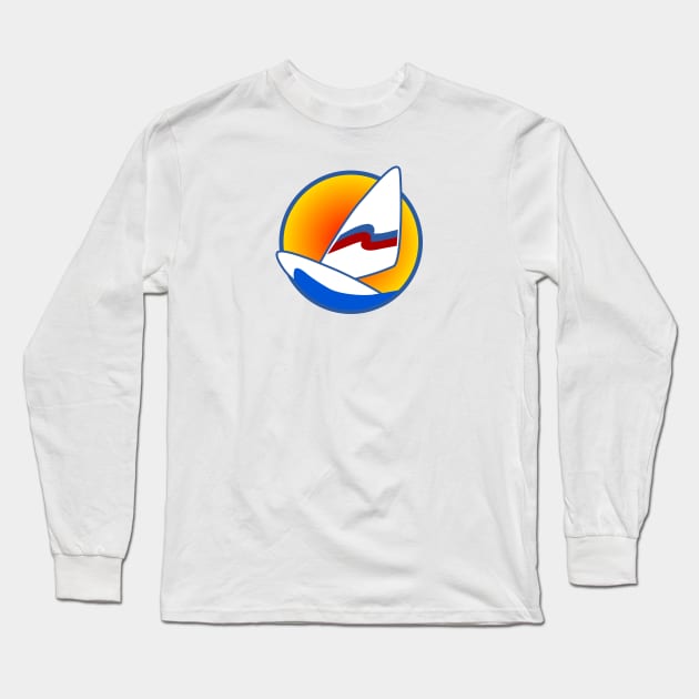 Windsurfer Long Sleeve T-Shirt by GrantMcDougall